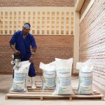 The gatsibo Rice Mill in Gatsibo district, Rwanda buys rice from local farmers, and processes it for local consumption. The mill is part of the same government sponsored project that has improved the irrigation infrastructure in the areas to increase productivity.